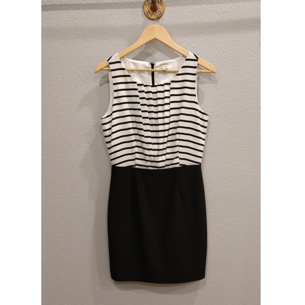 Black and White Striped Dress